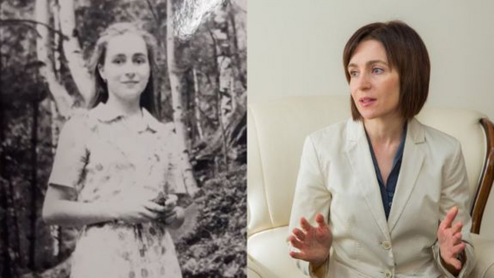 FOTO // Maia Sandu își sărbătorește ziua de naștere. Imagini din copilăria președintei
